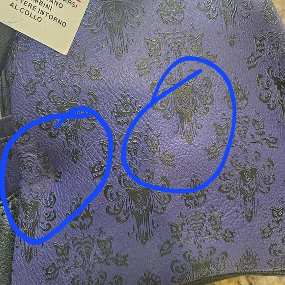 💜 Disney Parks Loungefly X Haunted Mansion Wallpaper Backpack NWT - Picture 9 of 9